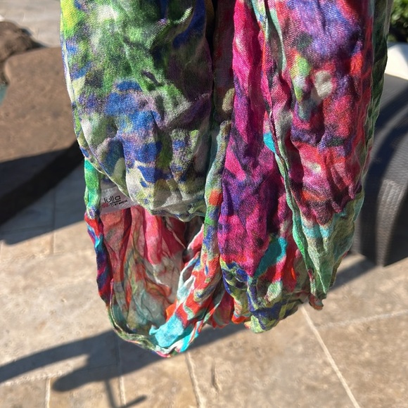 Colorful Women’s Infinity Scarf Pink Red Blue Green Orange Purple Soft - Picture 5 of 8